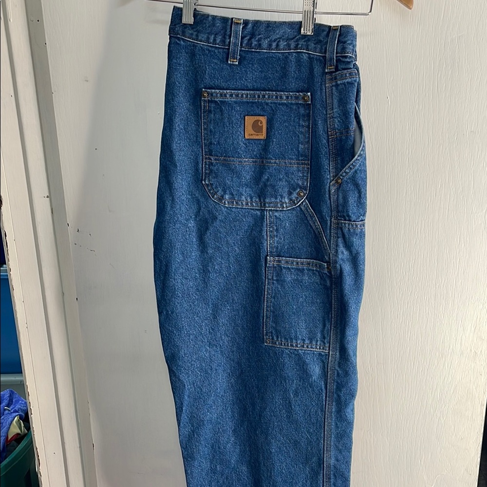 Carhartt Men's Blue Denim Jeans